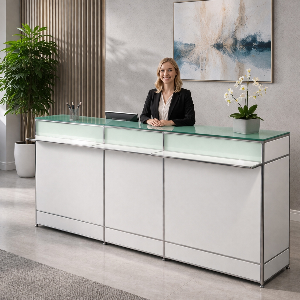 Moderne Empfangstheke für Büro und Gewerbe
